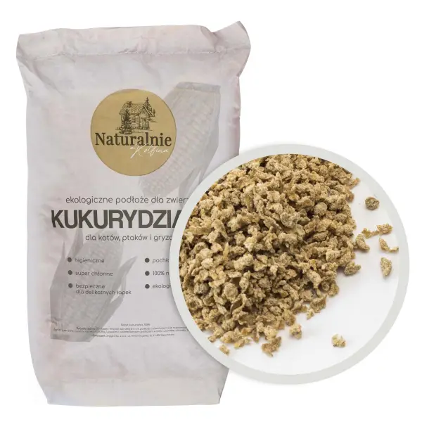 Podłoże naturalne KUKURYDZA 100% 7l DROBNOZIARNISTE