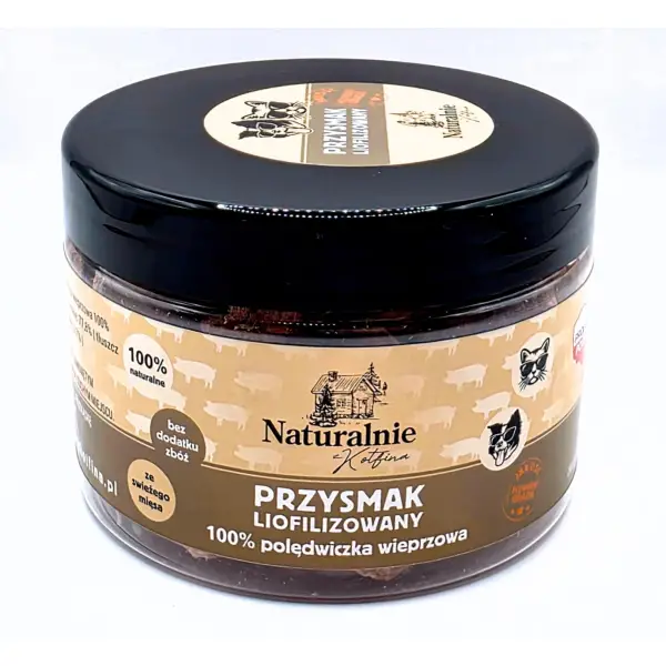 LIOFILIZOWANA POLĘDWICZKA 100% DLA PSA 50G