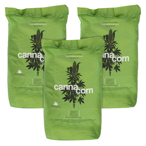 Zestaw 3 x żwirek Cannacorn granulacja piasku 7l